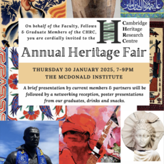 Annual Heritage Fair poster