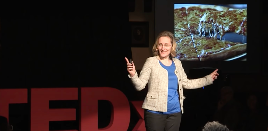 Dr. Simone Schnall presenting at TedX Oxbridge