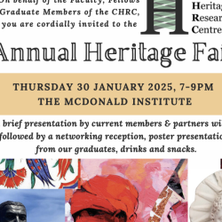 Annual Heritage Fair poster